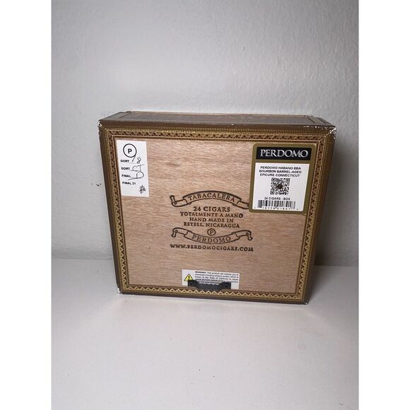 PERDOMO HABANO BOURBON BARREL-AGED MADURO GORDO CIGAR BOX CLOCK FROM NICARAGUA - Picture 6 of 16